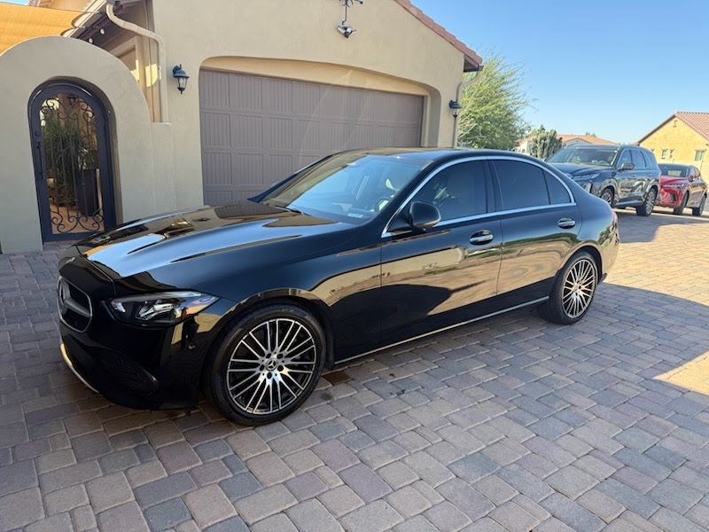 Mercedes C-Class sedan detailed by The Valley Detailing Co.